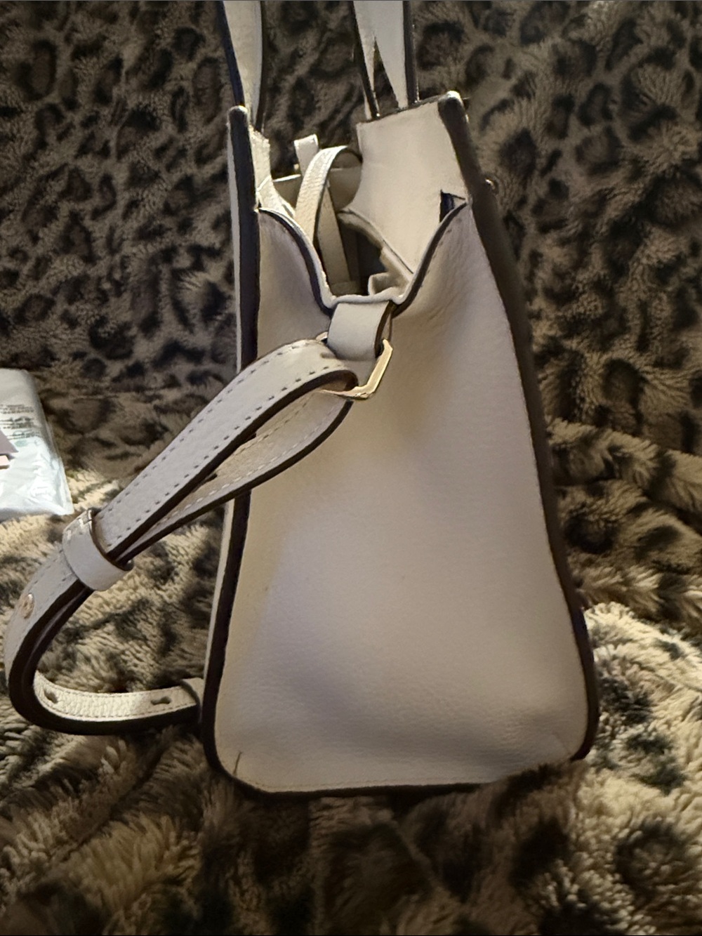 RADLEY LONDON RHS Small Leather Appliqué Ziptop Grab Satchel Bag - Picture 5 of 9